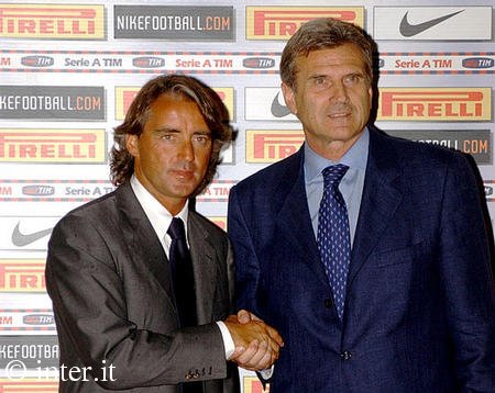 Mancini a Facchetti