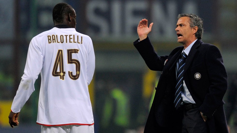 Mourinho a Balotelli
