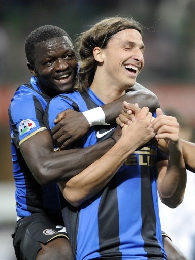 Muntari a Ibra