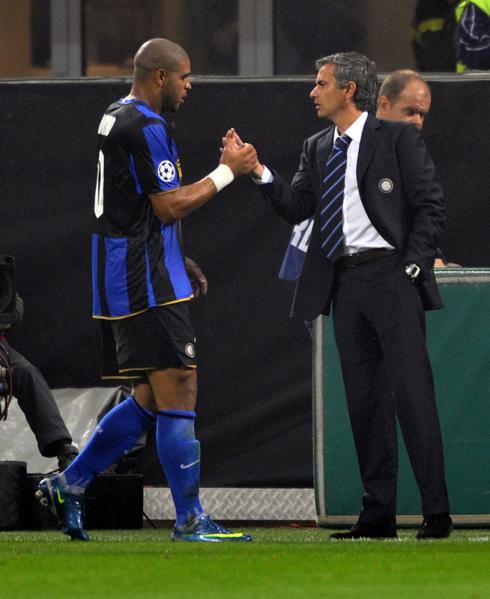 Adriano a Mourinho