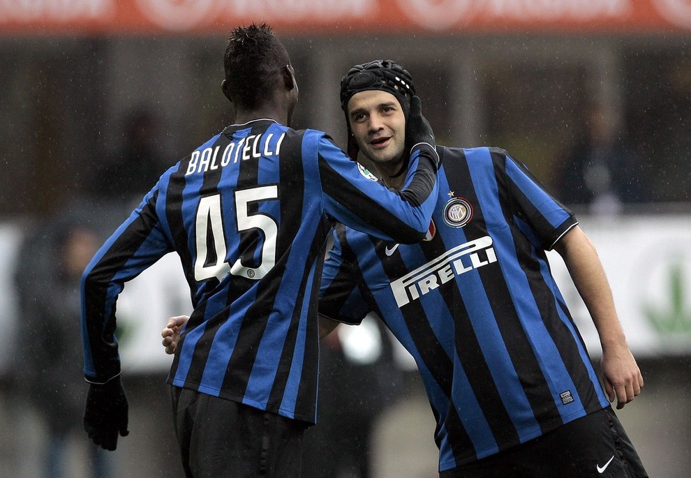Chivu a Balotelli
