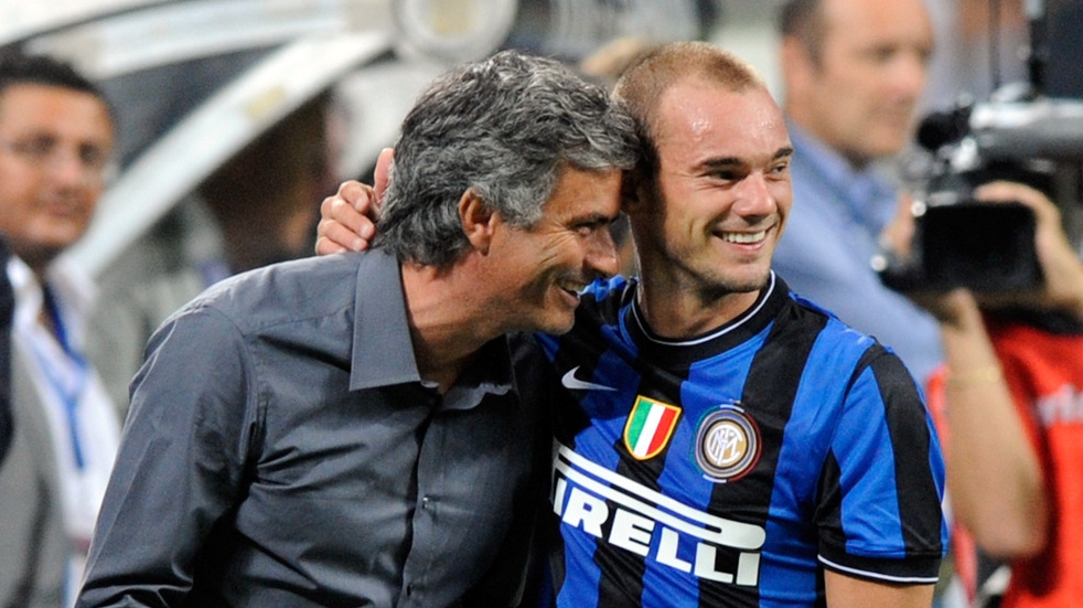 Mourinho a Sneijder