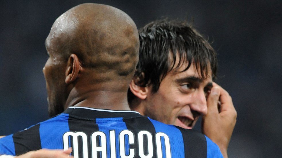 Maicon a Milito
