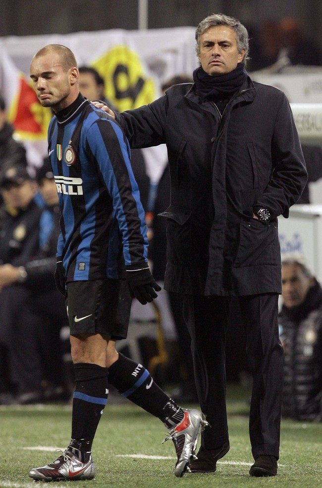 Sneijder a Mourinho